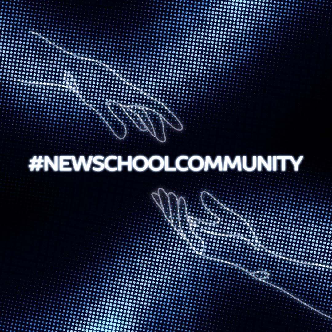 NEWSCHOOLCOMMUNITY poster