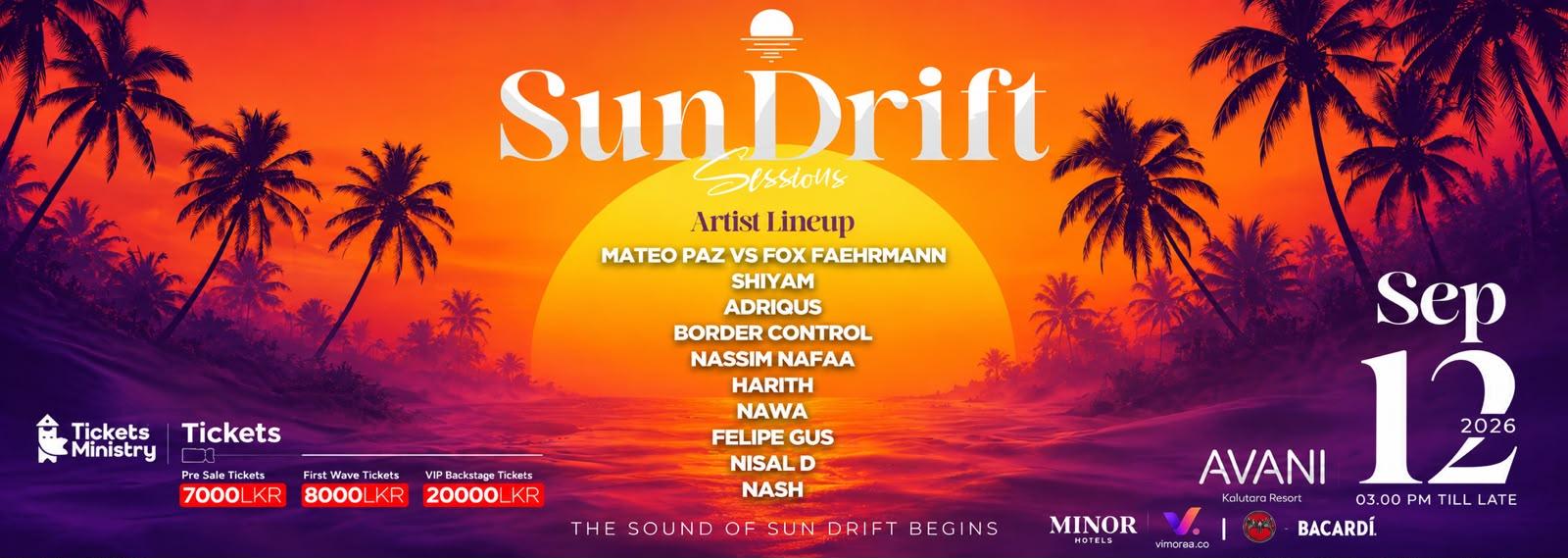 SUN DRIFT SESSIONS Banner