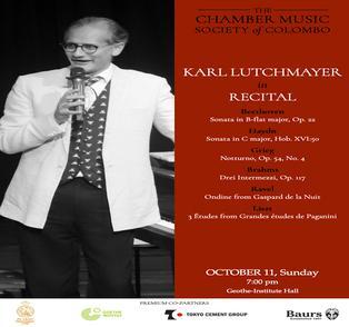 KARL LUTCHMAYER IN RECITAL Banner