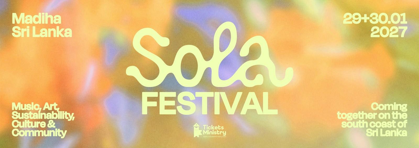 SOLA FESTIVAL - SATURDAY ACCESS Banner