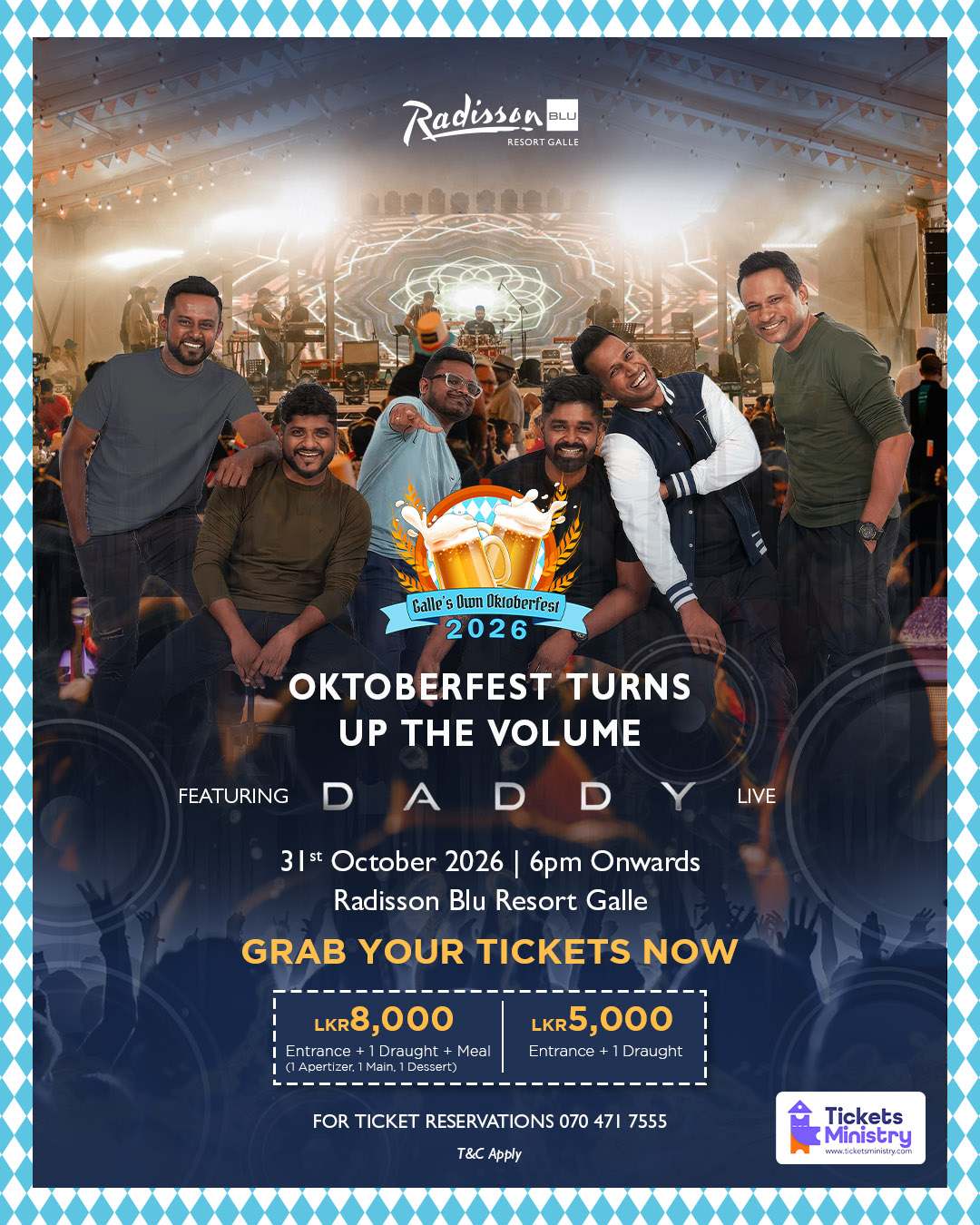 Galle's Own Oktoberfest 2026 At Radisson Blu Resort Galle Image