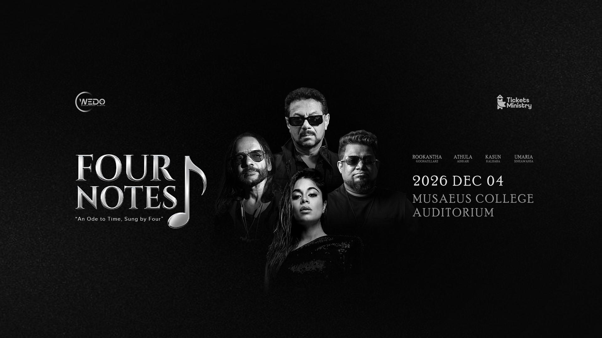 FOUR NOTES Banner