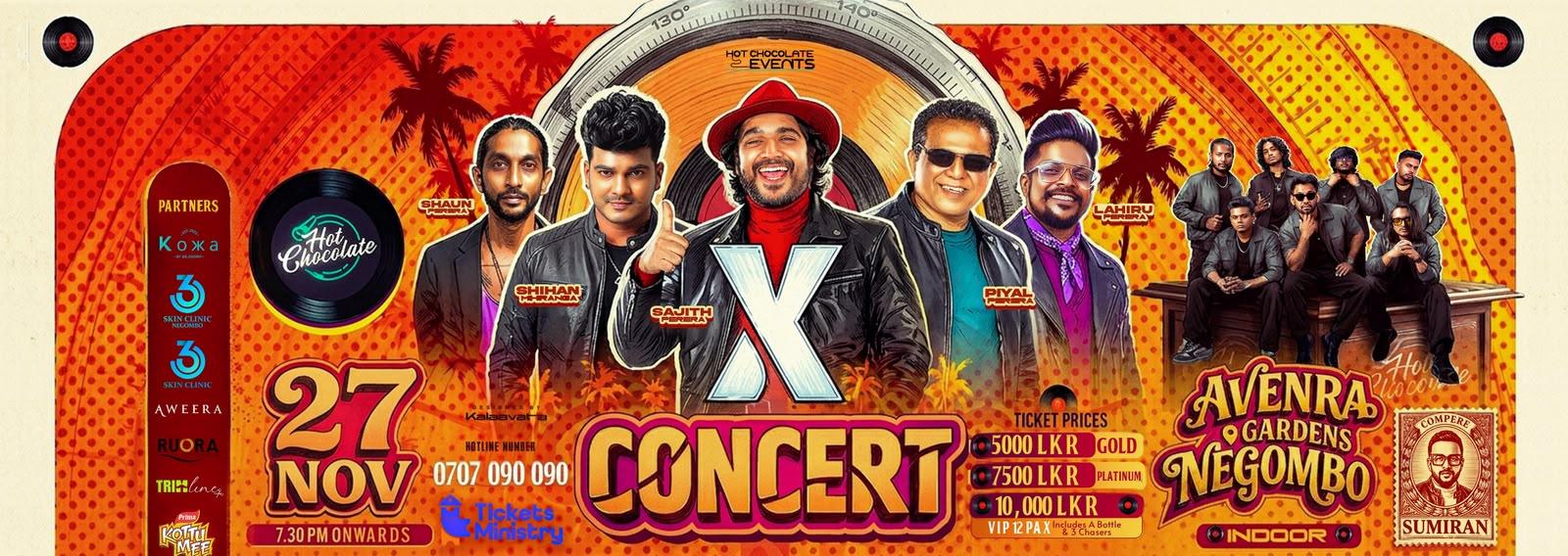 X CONCERT Banner