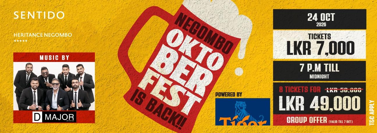 NEGOMBO OKTOBERFEST 2026 Banner