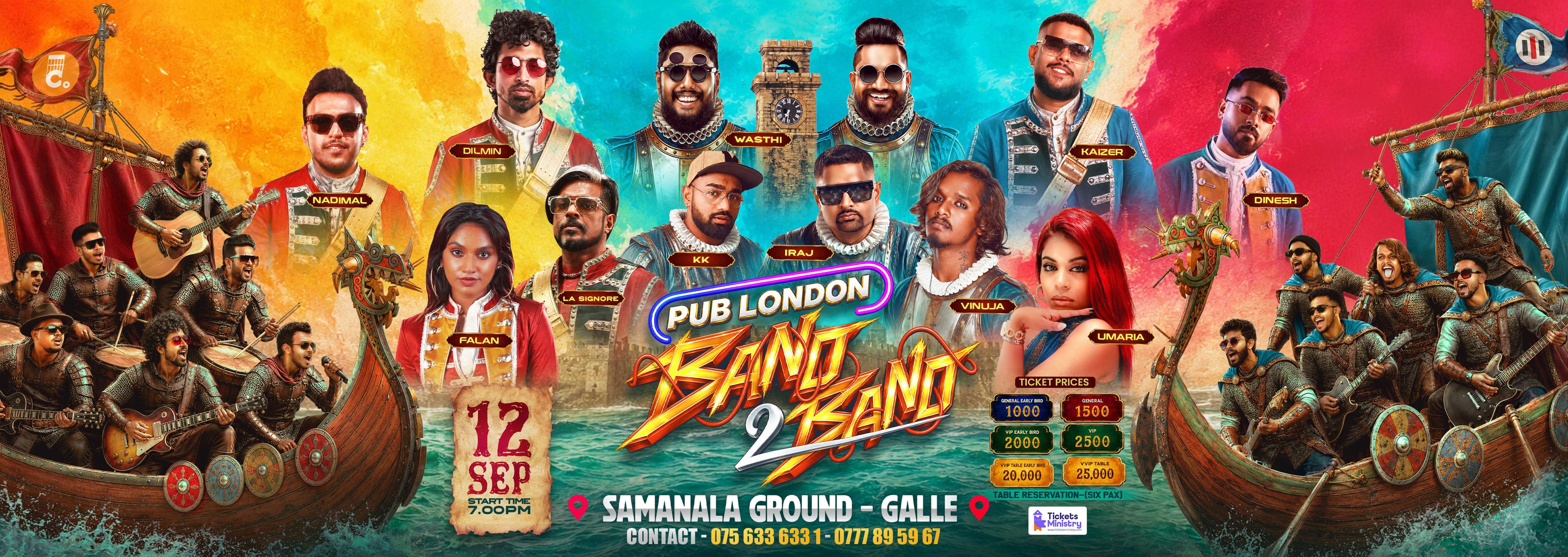 PUB LONDON BAND 2 BAND Banner