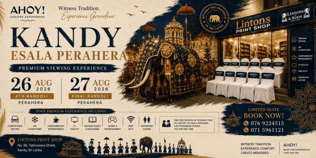 KANDY ESALA PERAHERA 2026 Banner