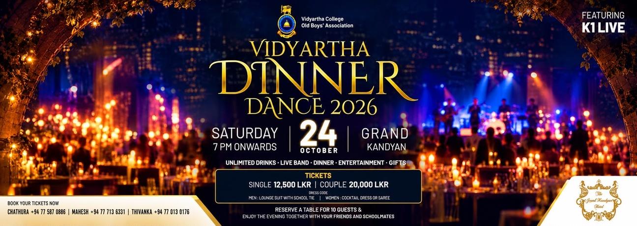 VIDYARTHA DINNER DANCE 2026 Banner