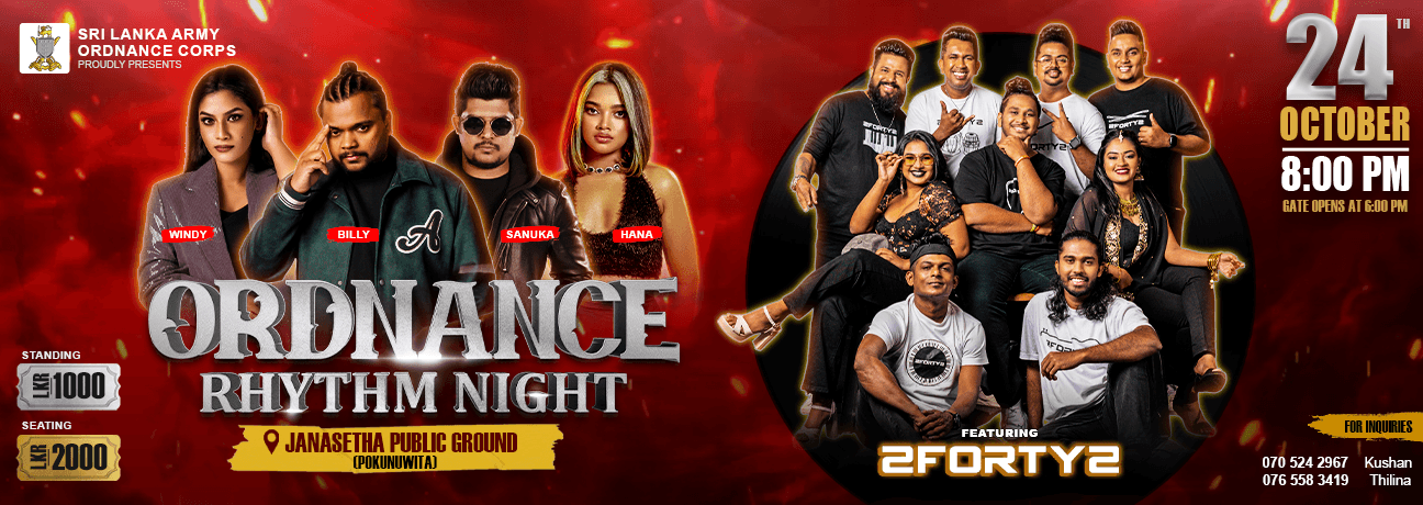 ORDNANCE RHYTHM NIGHT 2026 Banner