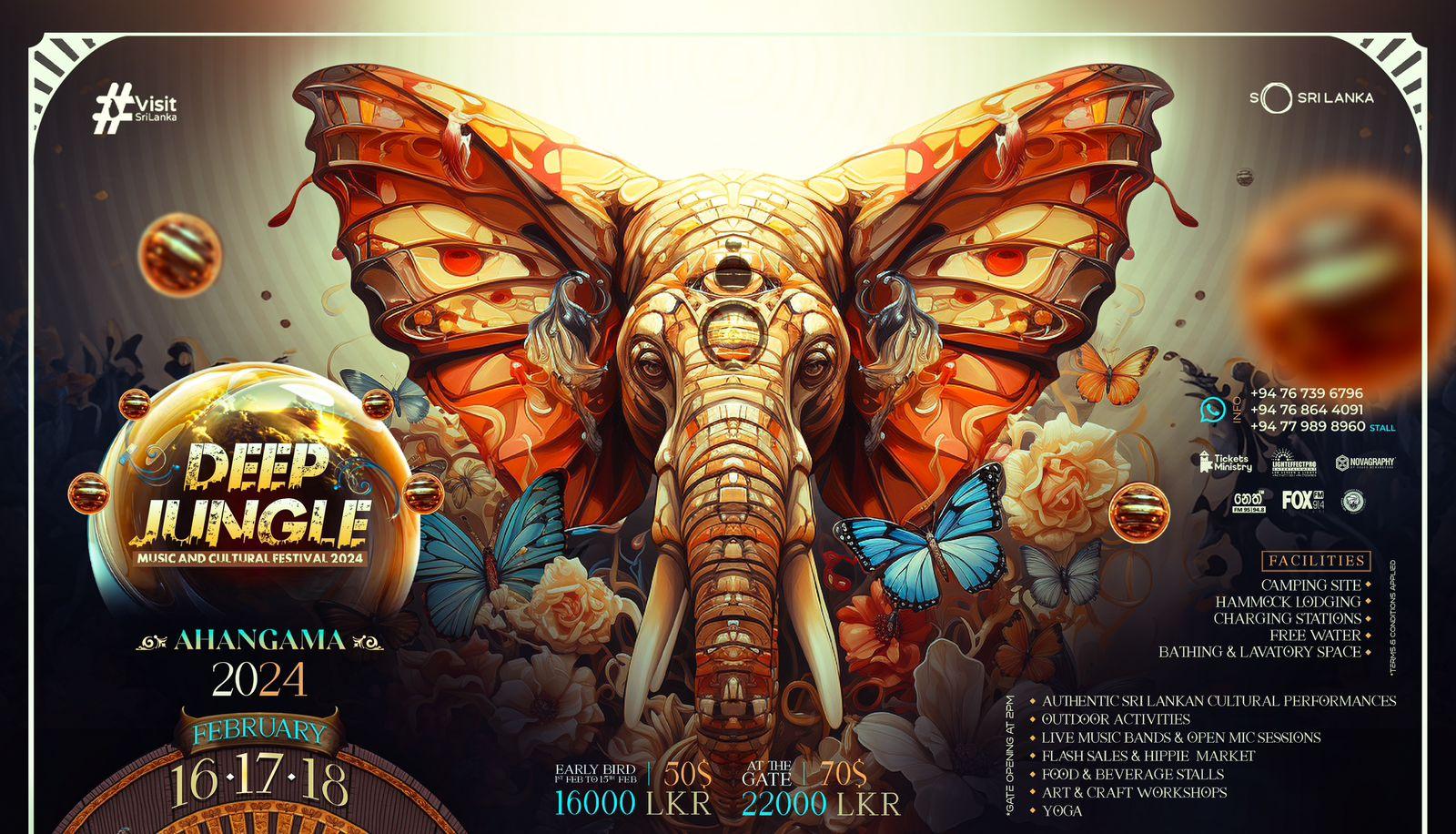 DEEP JUNGLE MUSIC AND CULTURAL FESTIVAL 2024 Banner