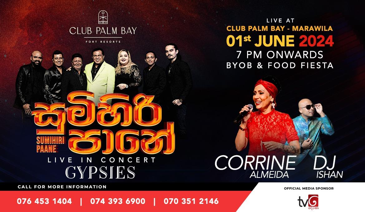 SUMIHIRI PANE WITH GYPSIES LIVE IN CONCERT Banner