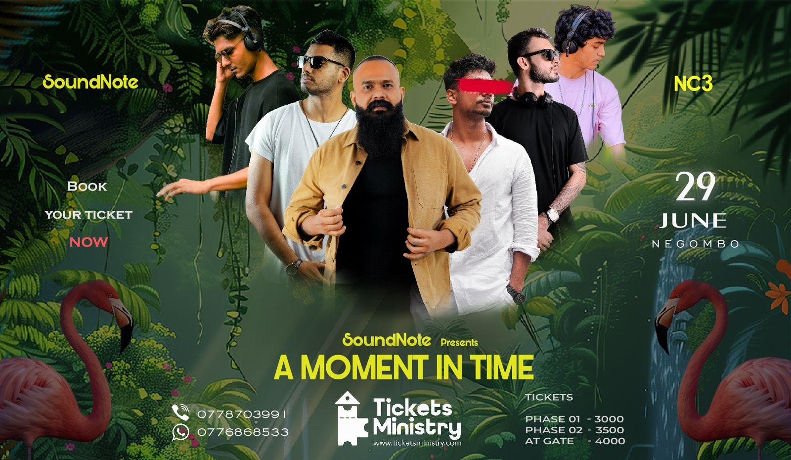 A MOMENT IN TIME Banner