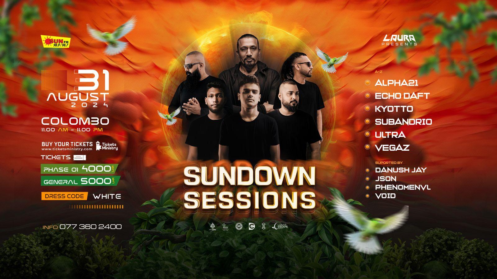 SUNDOWN SESSIONS Banner