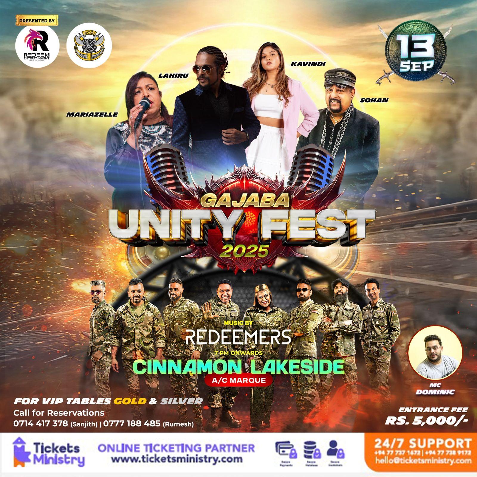 GAJABA UNITY FEST 2025 Banner