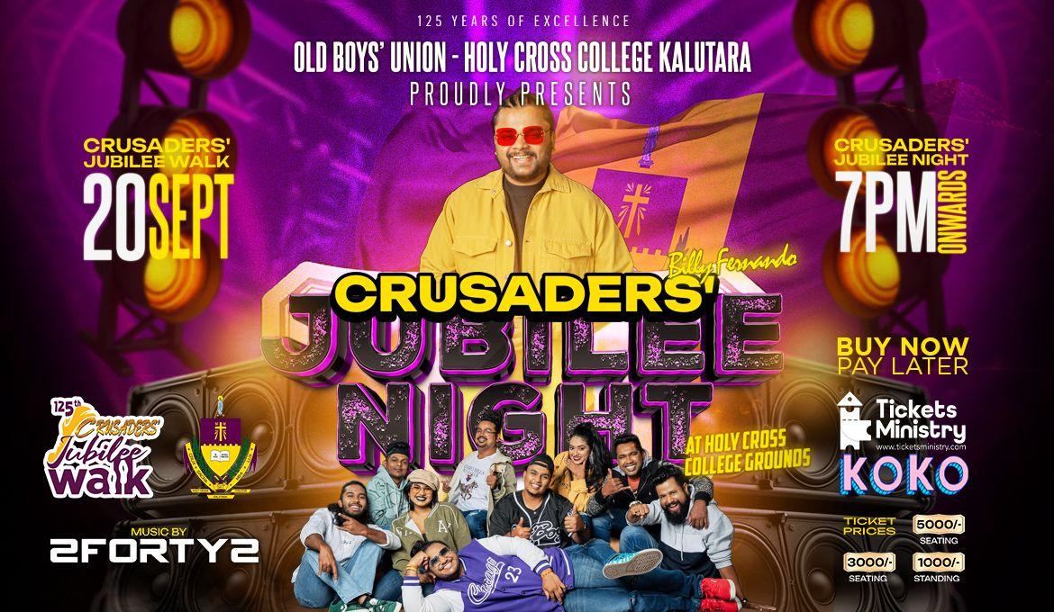 CRUSADERS JUBILEE NIGHT Banner