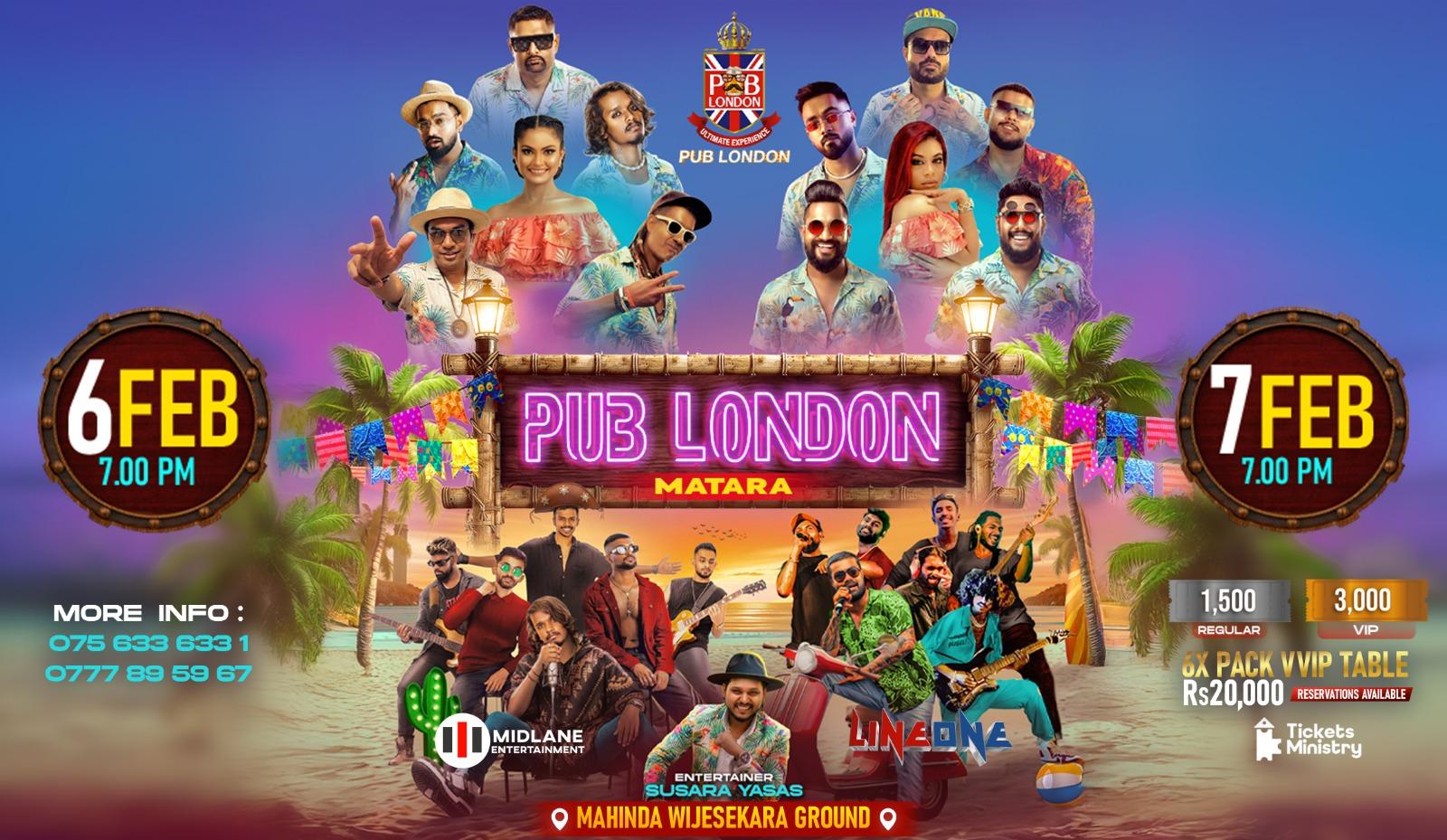 PUB LONDON MATARA Banner