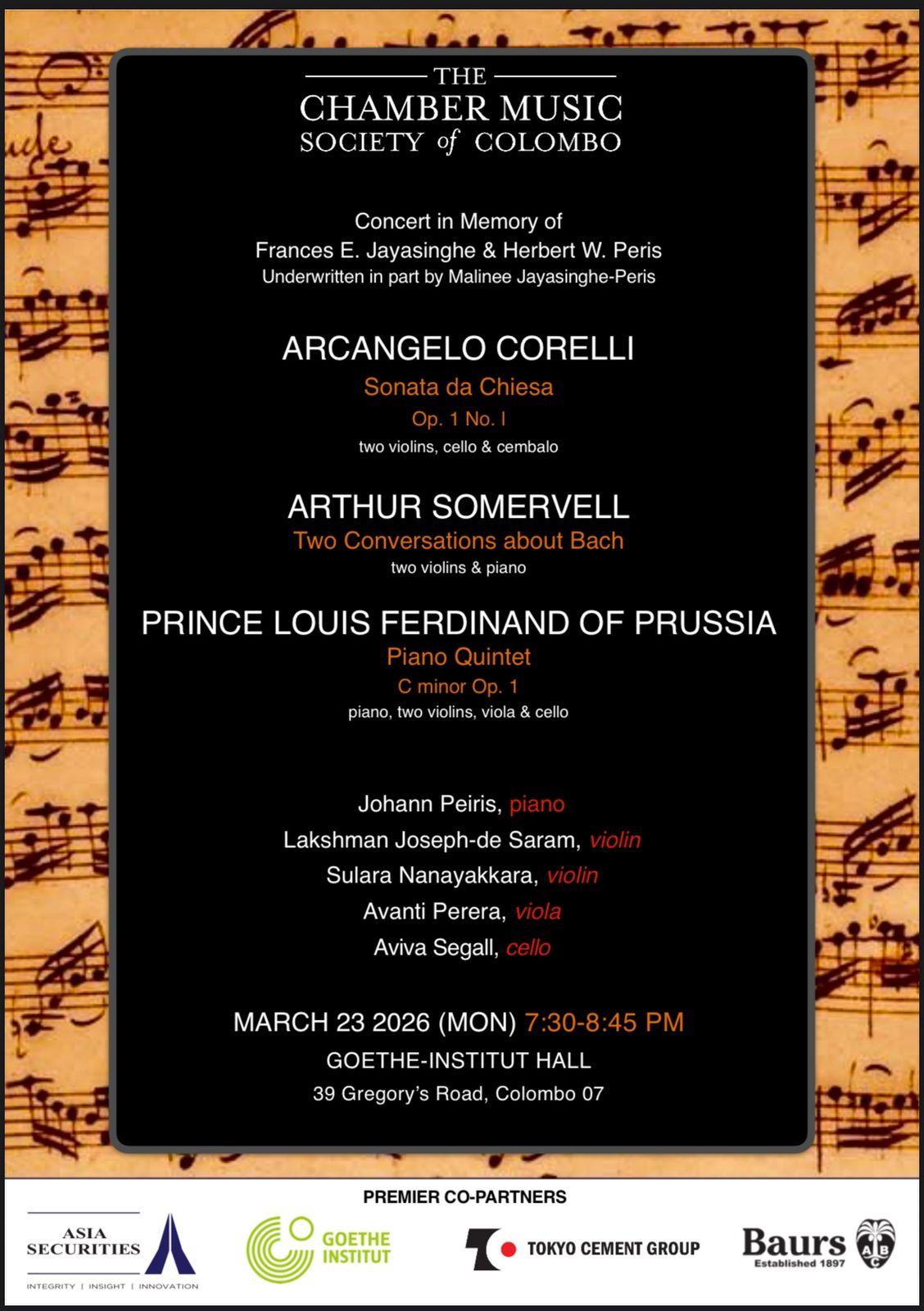 AN EVENING OF BAROQUE & ROMANTIC RARITIES Banner