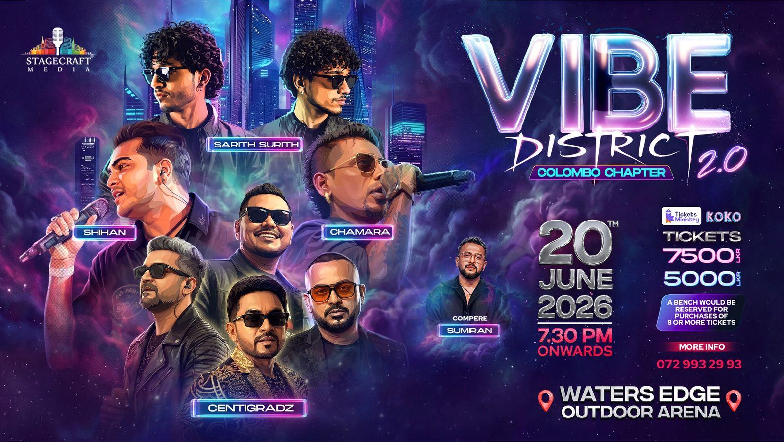 VIBE DISTRICT 2.0 COLOMBO CHAPTER Banner