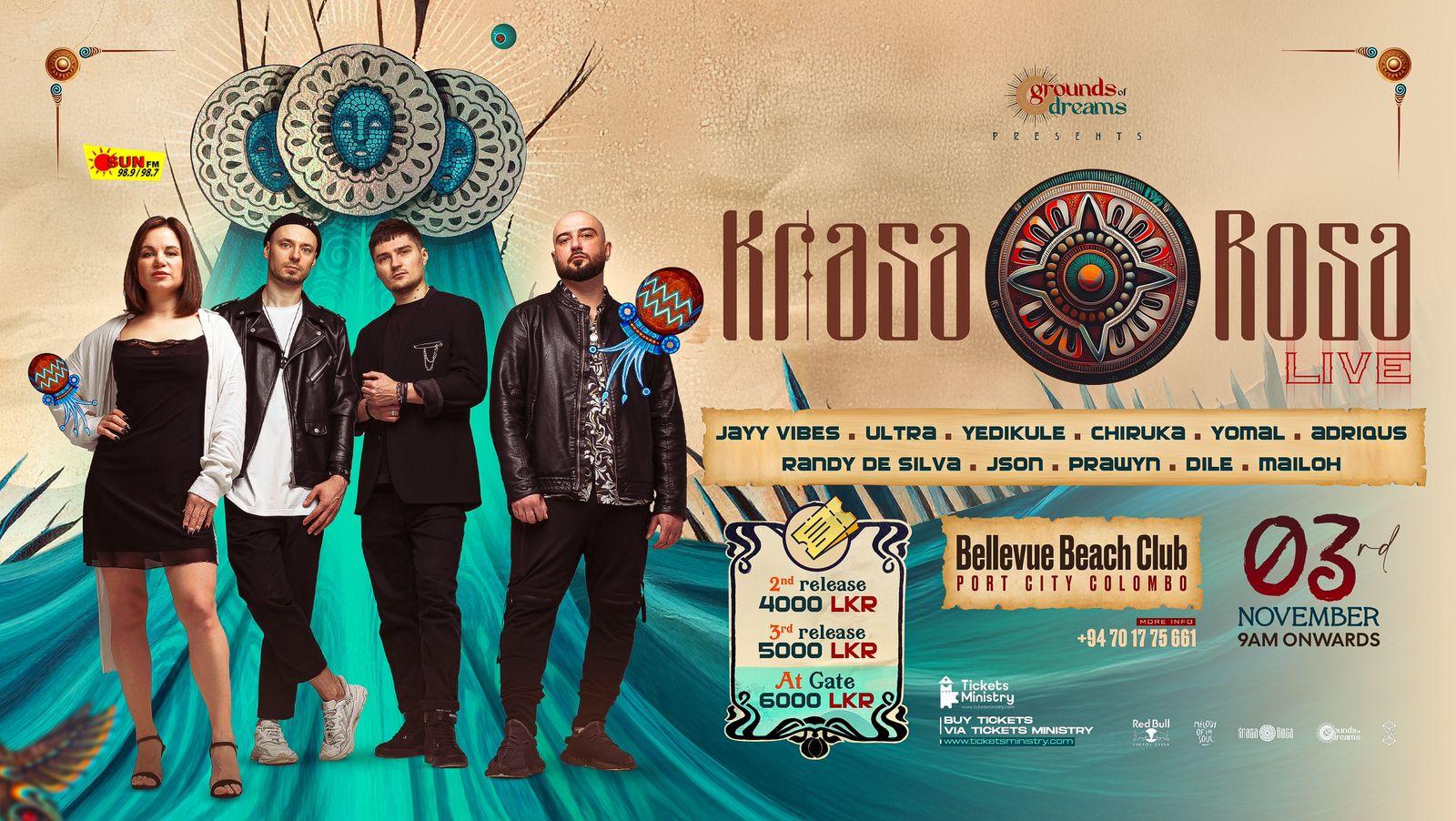 KRASA ROSA LIVE IN SRI LANKA Banner