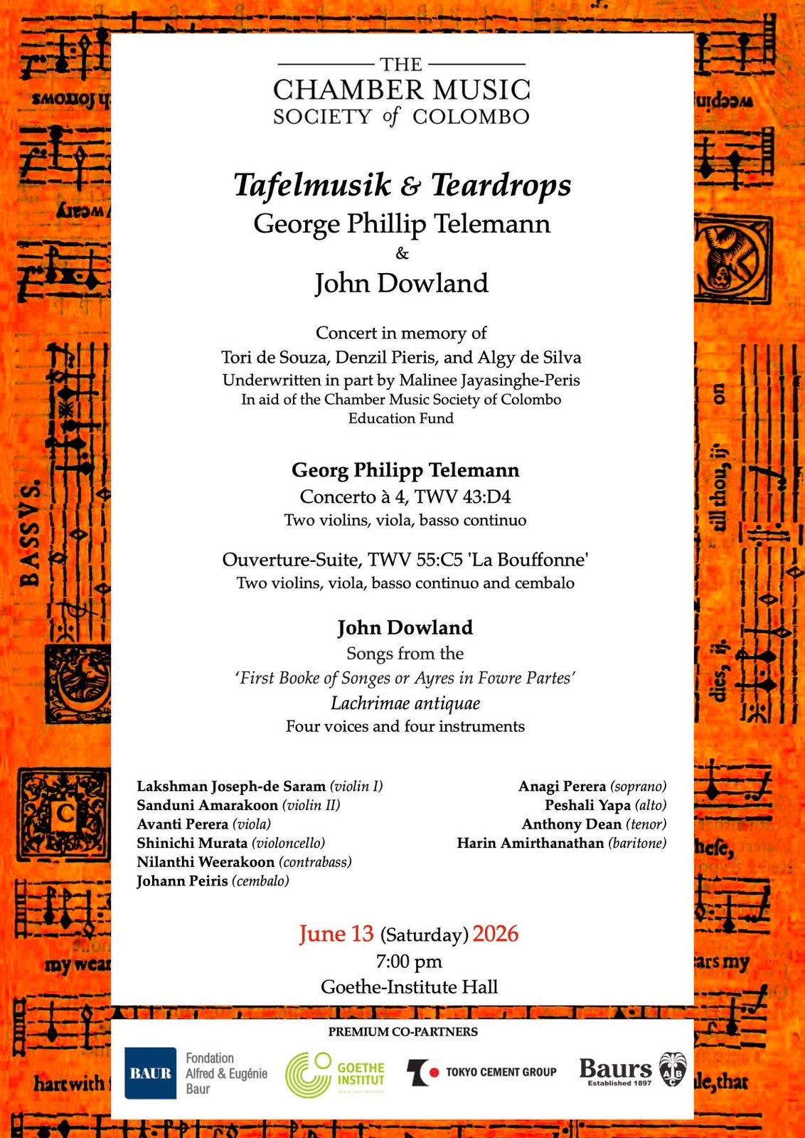 TAFELMUSIK & TEARDROPS Banner