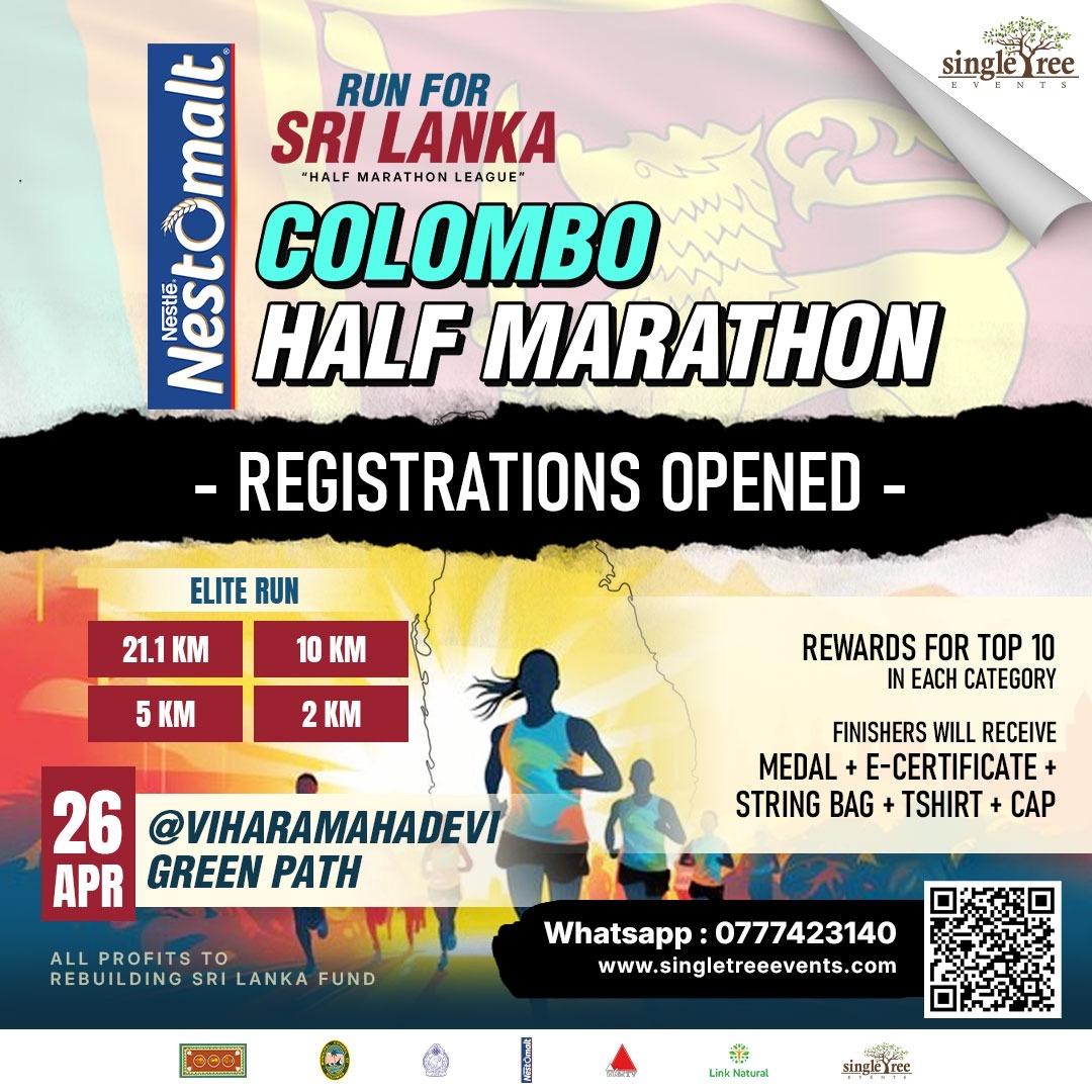 COLOMBO HALF MARATHON Banner