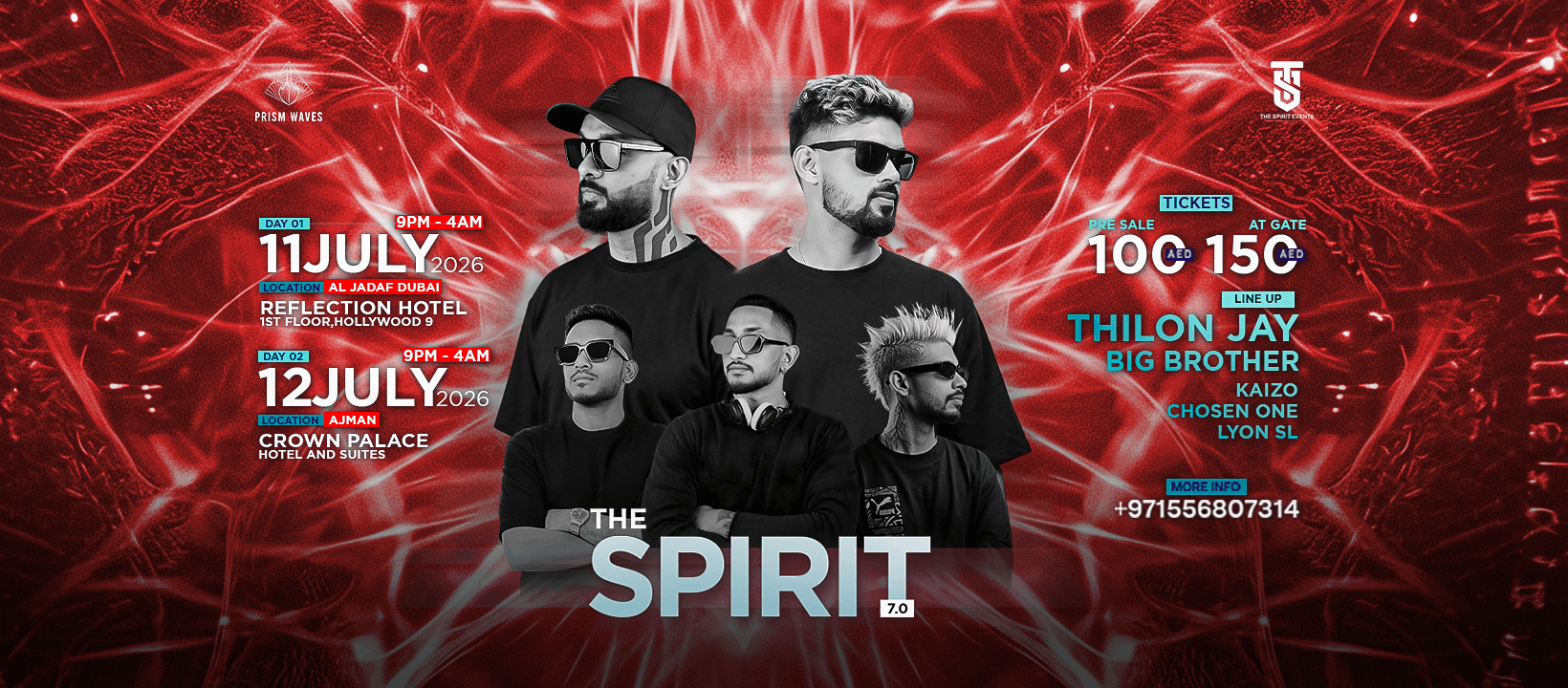 THE SPIRIT 7.0 - AJMAN Banner
