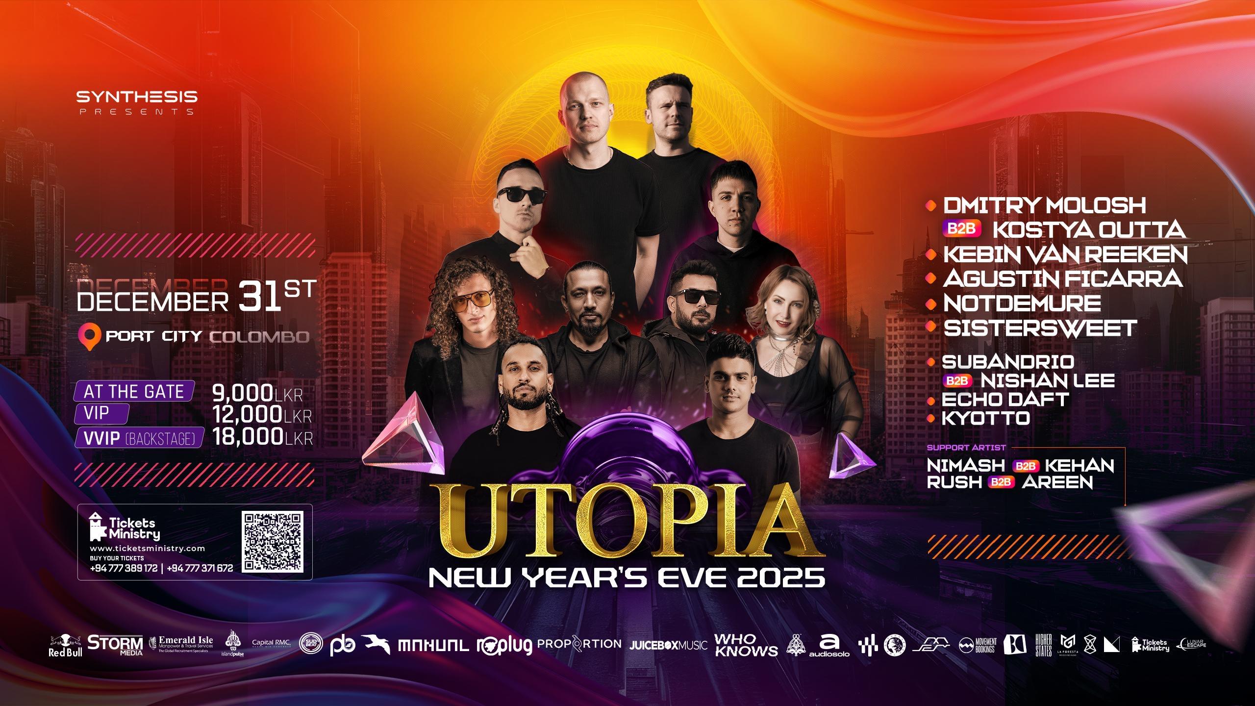 SYNTHESIS PRESENTS UTOPIA Banner