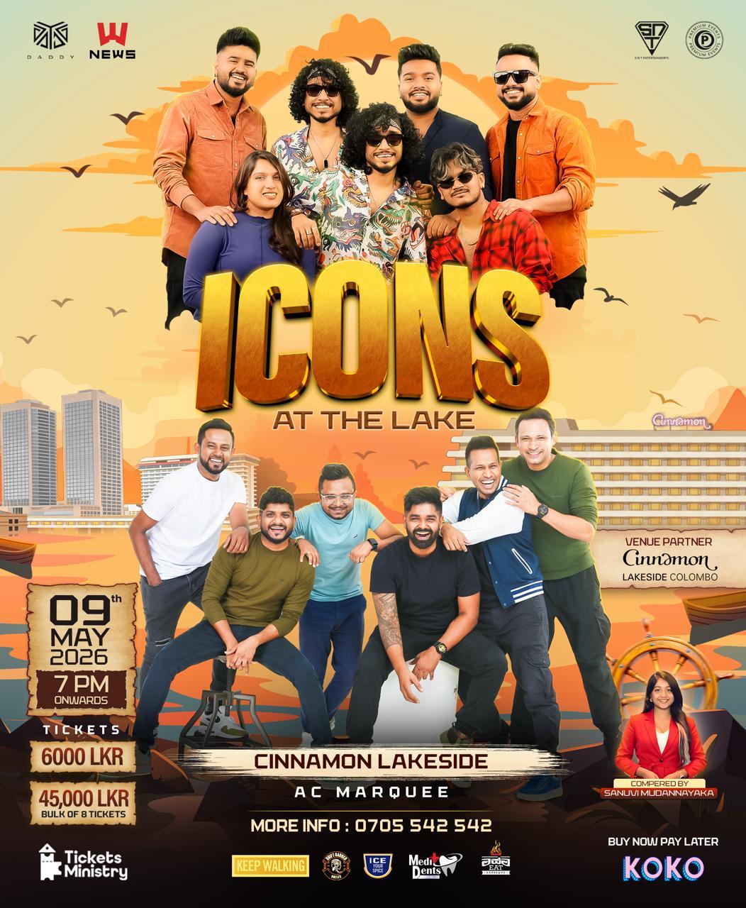 ICONS AT THE LAKE Banner