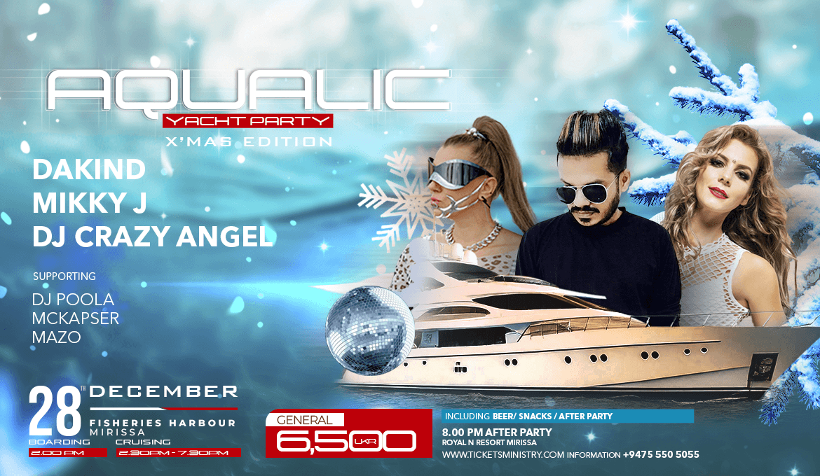 AQUALIC YACHT PARTY X MAS EDITION Banner