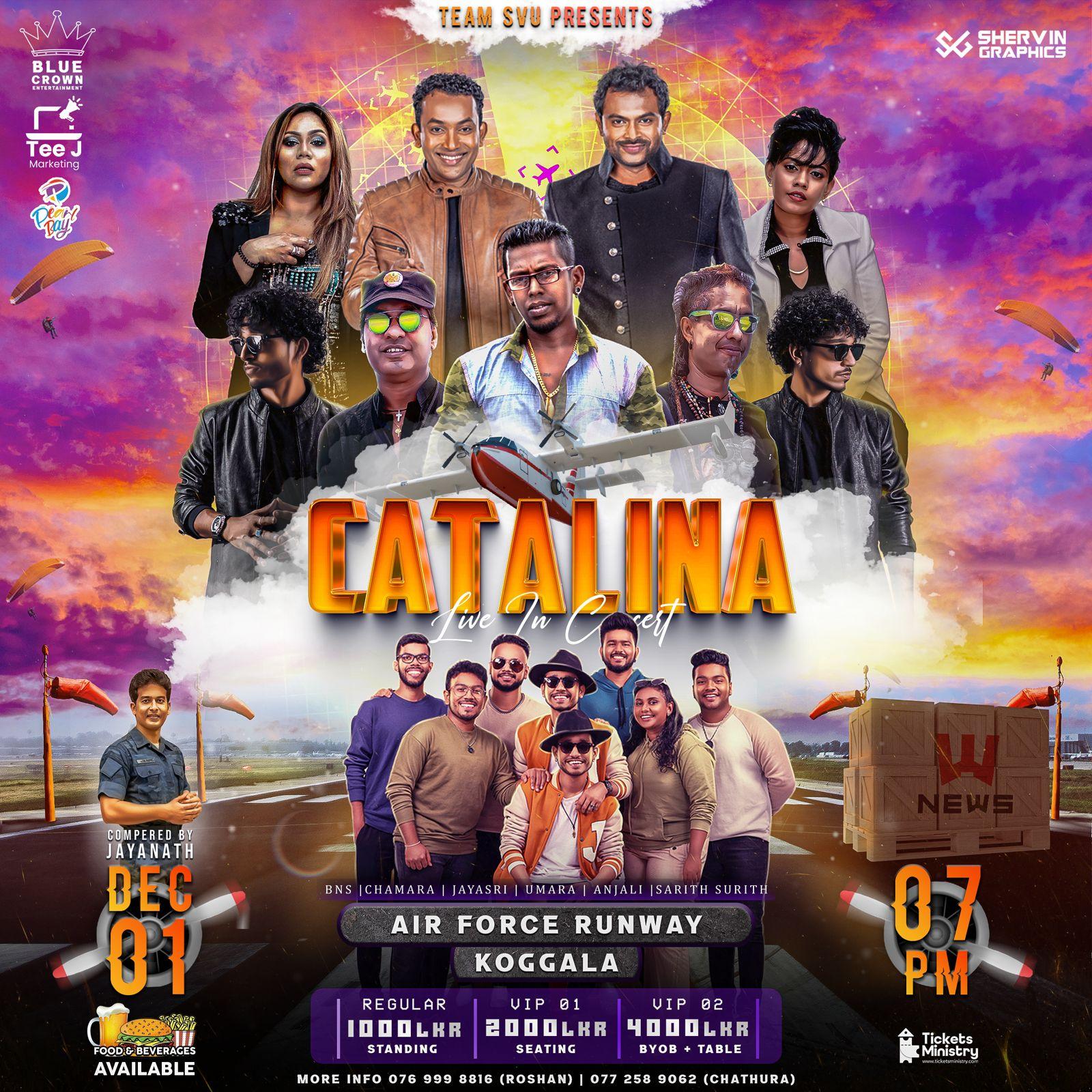 CATALINA LIVE IN CONCERT Banner