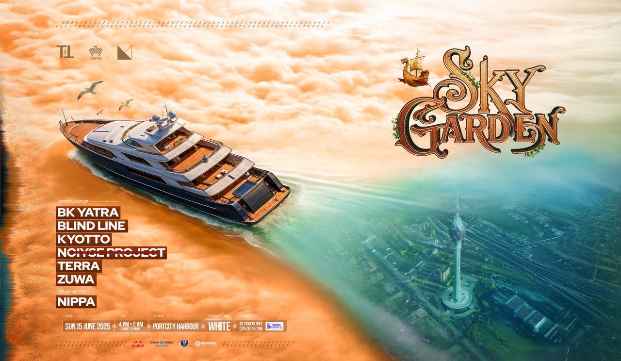 SKY GARDEN YACHT PARTY Banner