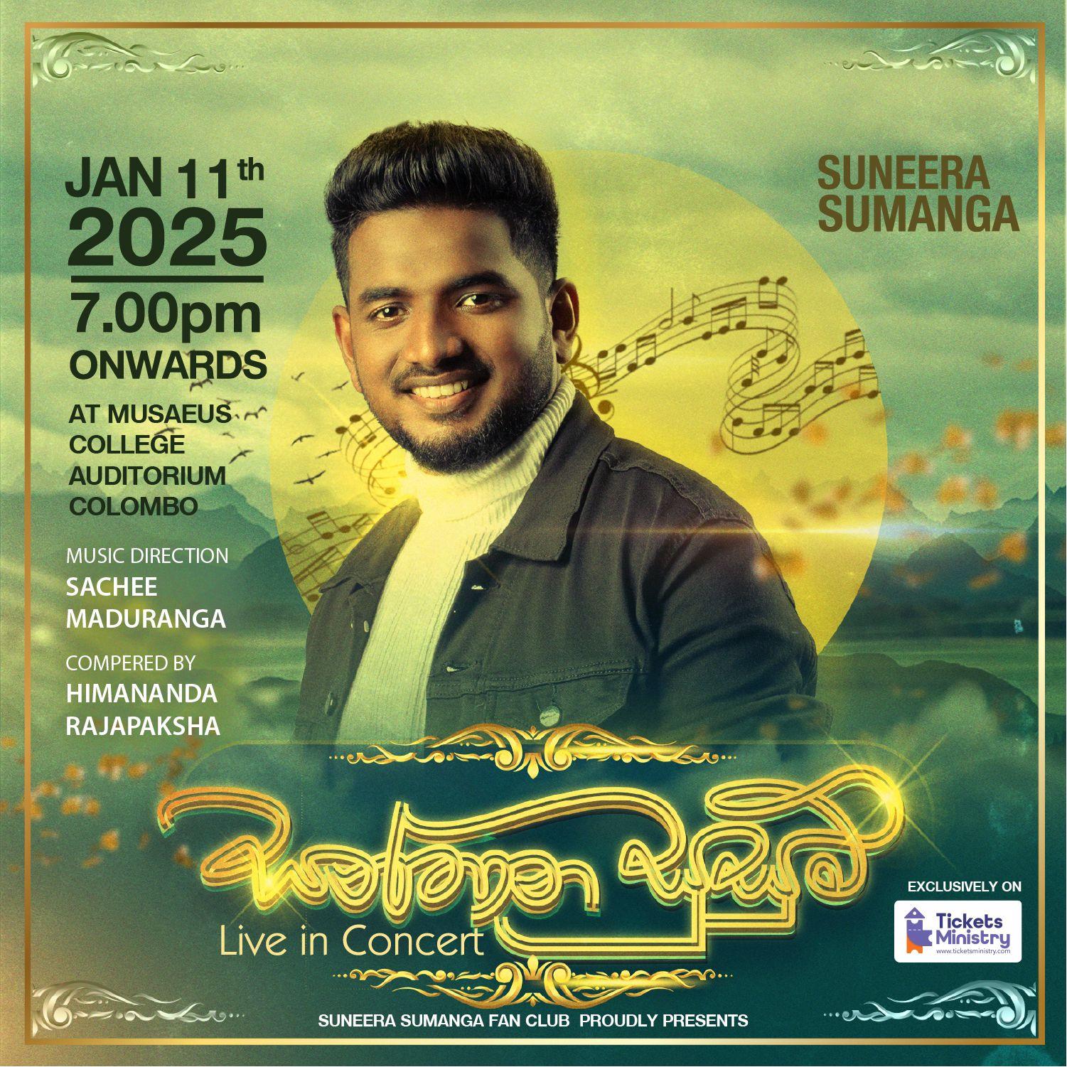 SANTHANA SUSUM LIVE IN CONCERT Banner