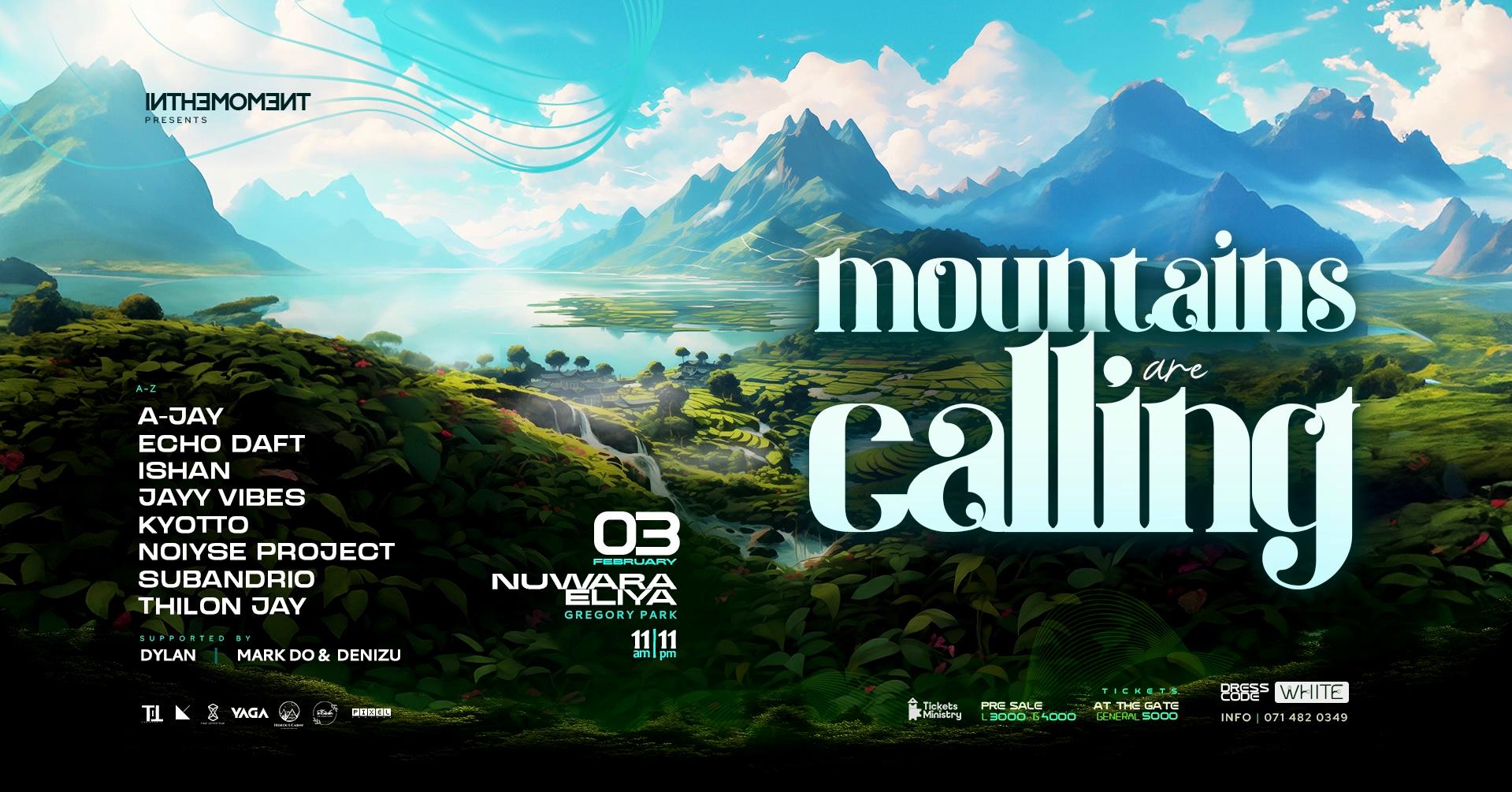 INTHEMOMENT PRESENTS MOUNTAINS ARE CALLING Banner