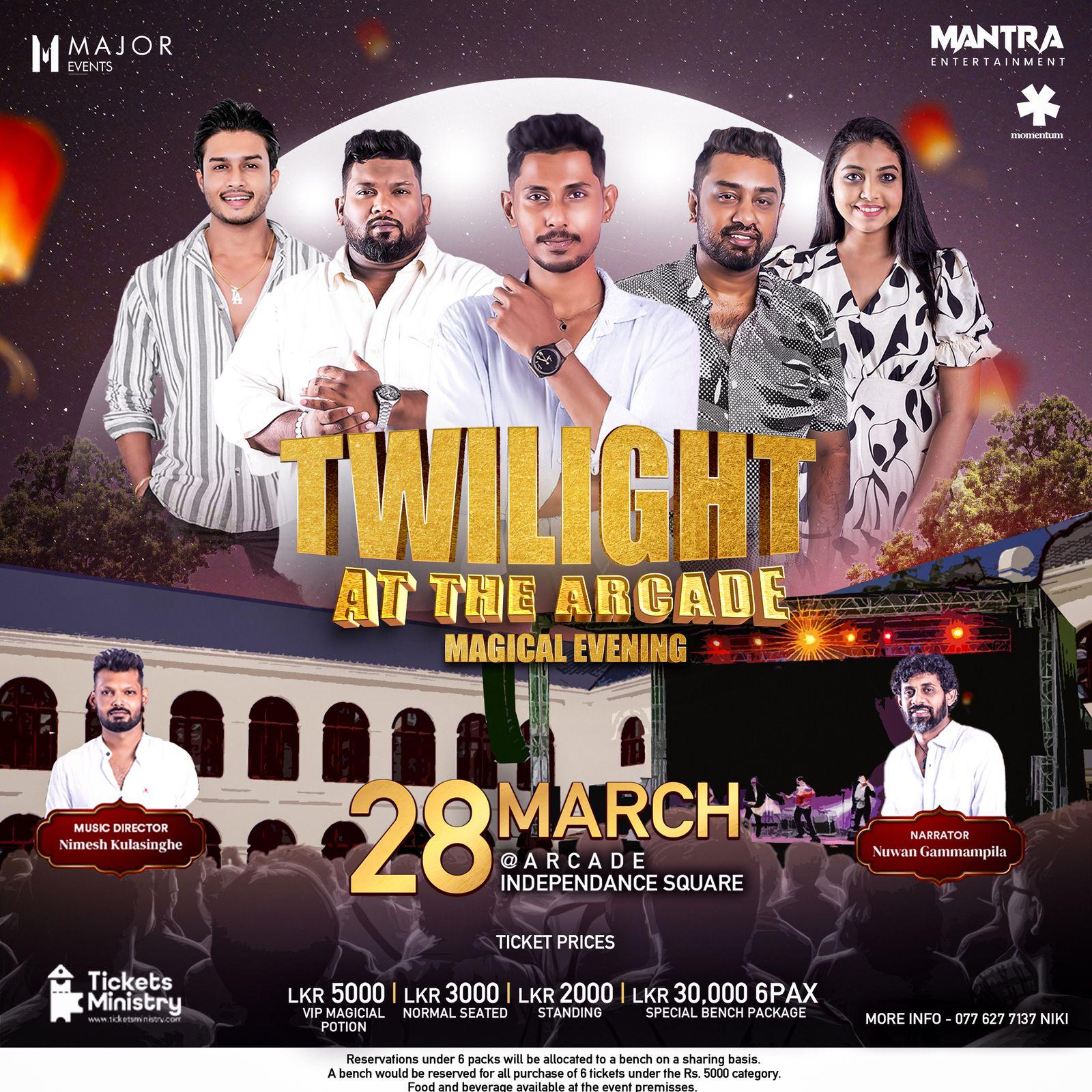 TWILIGHT AT THE ARCADE MAGICAL EVENING Banner