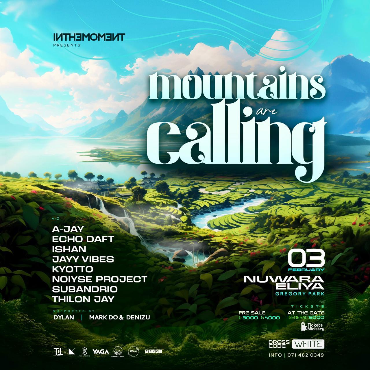 INTHEMOMENT PRESENTS MOUNTAINS ARE CALLING Banner
