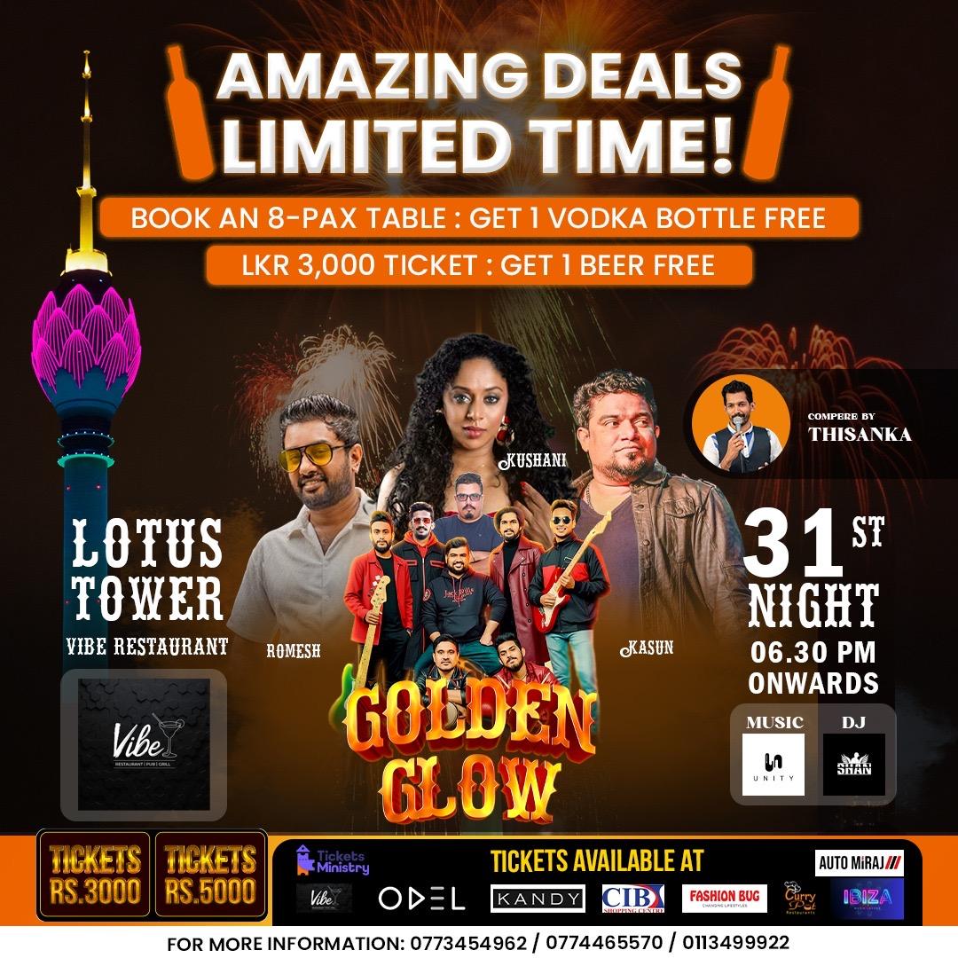 GOLDEN GLOW 31ST NIGHT Banner