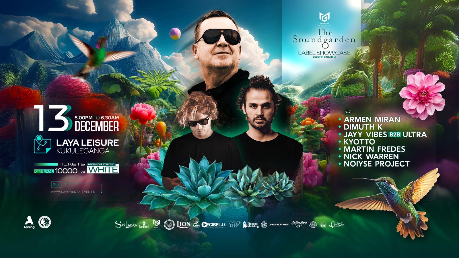 LA FORESTA PRESENTS THE SOUNDGARDEN LABEL SHOWCASE SRI LANKA Banner