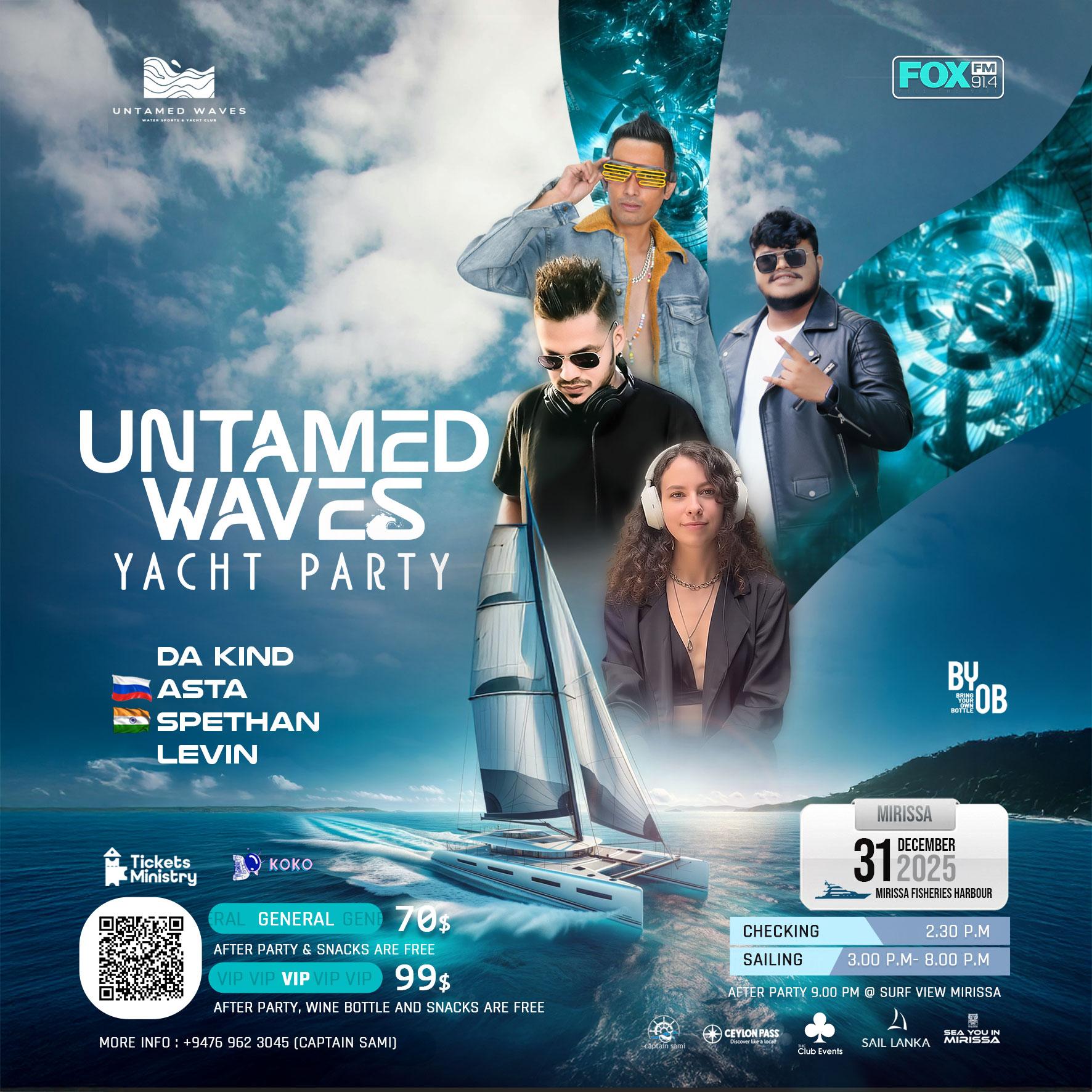 UNTAMED WAVES Banner