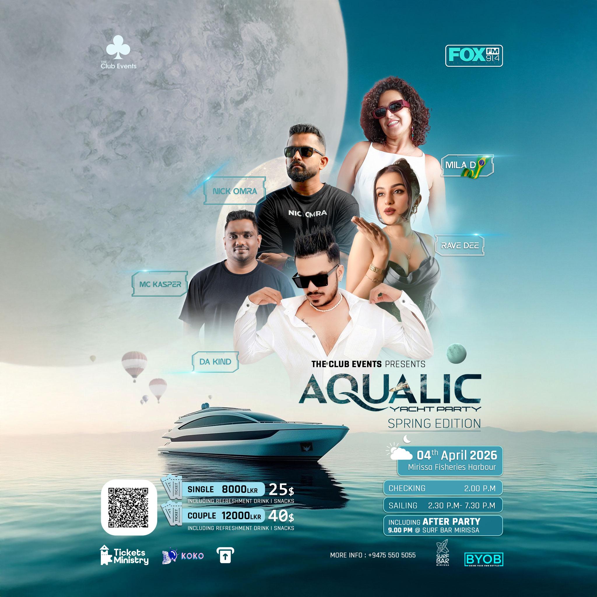 AQUALIC YACHT PARTY SPRING EDITION Banner