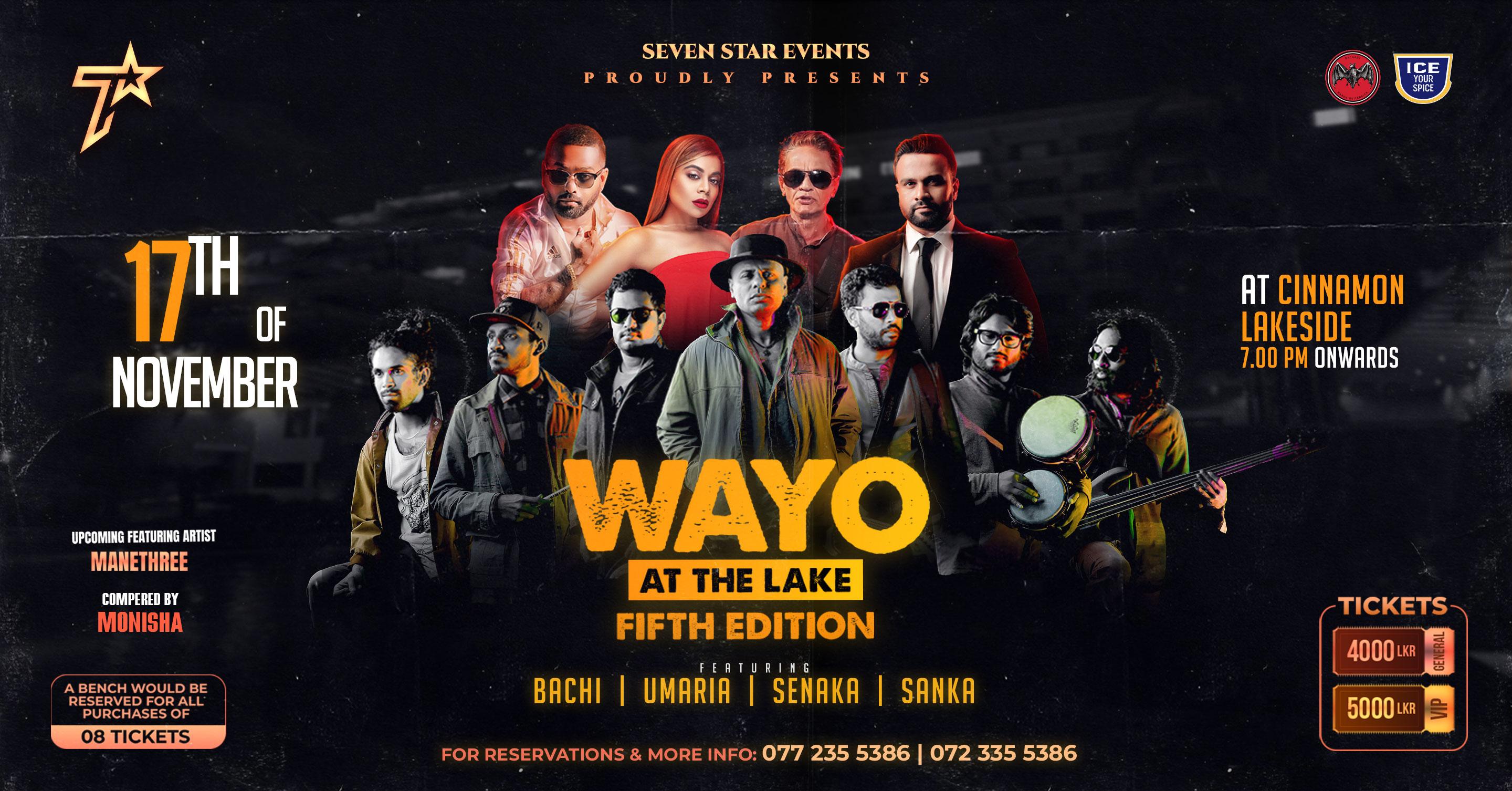 WAYO AT THE LAKE 5TH EDITION Banner