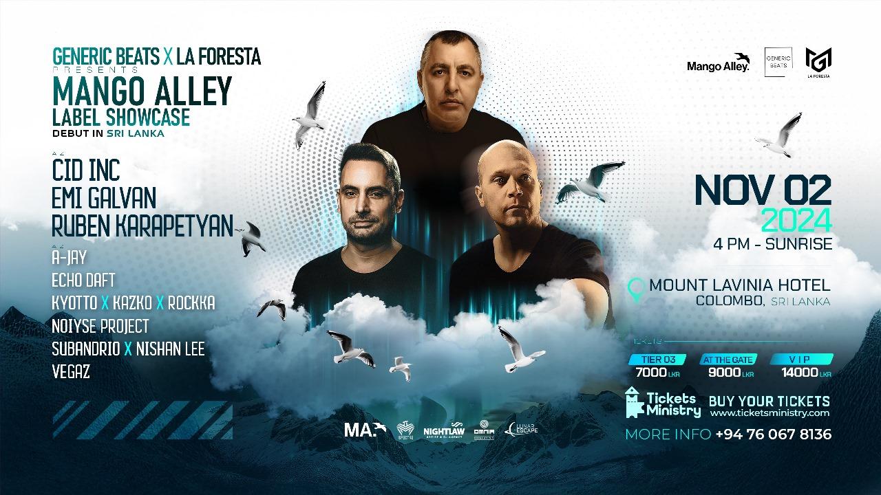 GENERIC BEATS PRESENTS MANGO ALLEY LABEL SHOWCASE Banner