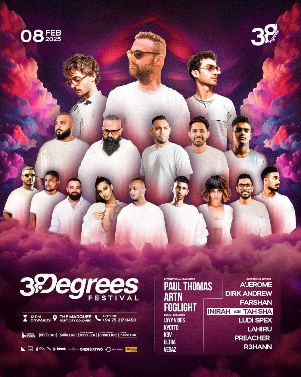 38 DEGREES MUSIC FESTIVAL Banner